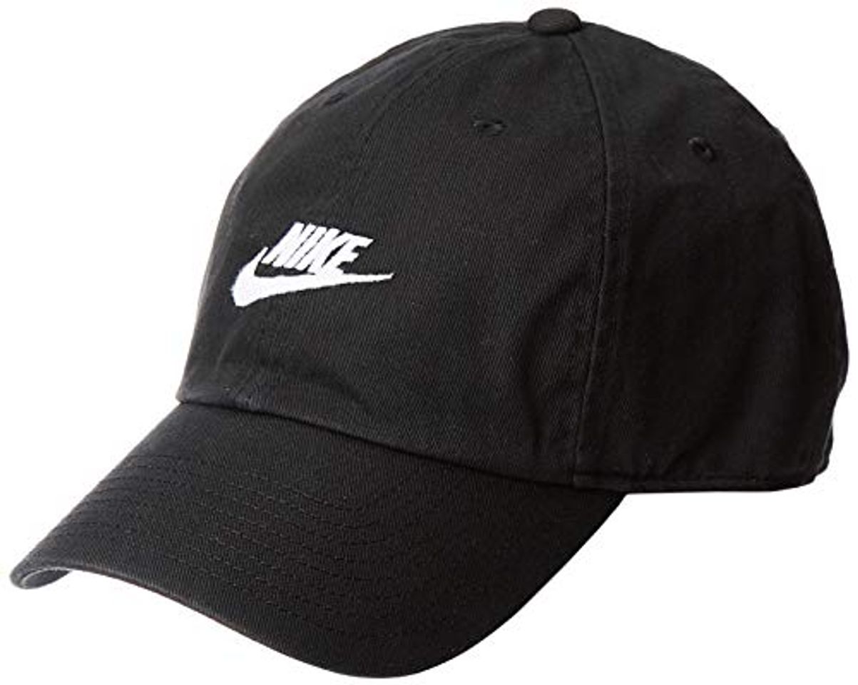 Moda NIKE U NSW H86 Cap Futura Washed Gorra, Unisex Adulto, Black/Black/