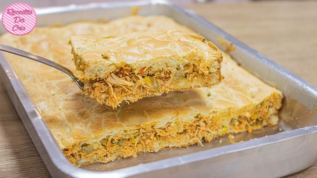 Moda torta de frango de liquidificador super fácil |