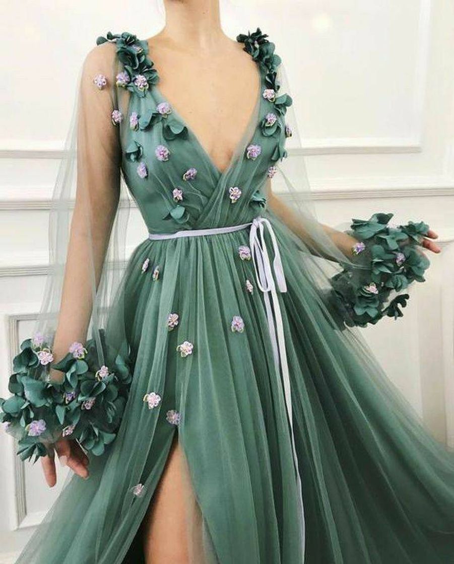 Fashion Lindo vestido verde