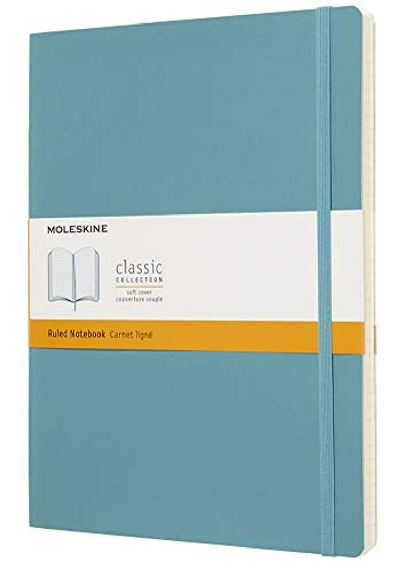 Productos Moleskine - Cuaderno Clásico con Páginas Rayadas, Tapa Blanda y Goma Elástica,