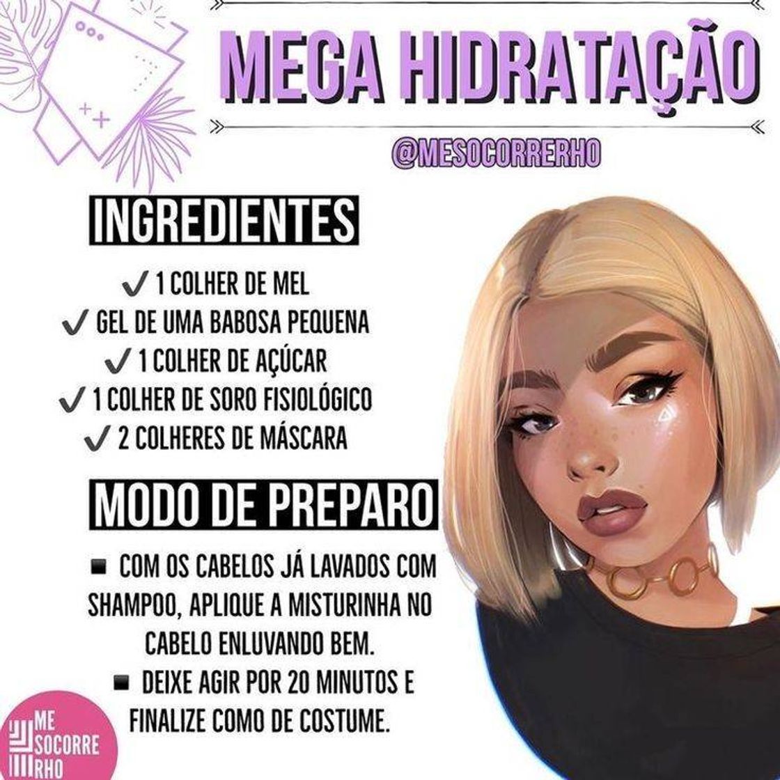 Moda Faça sua hidratação caseira 🙈