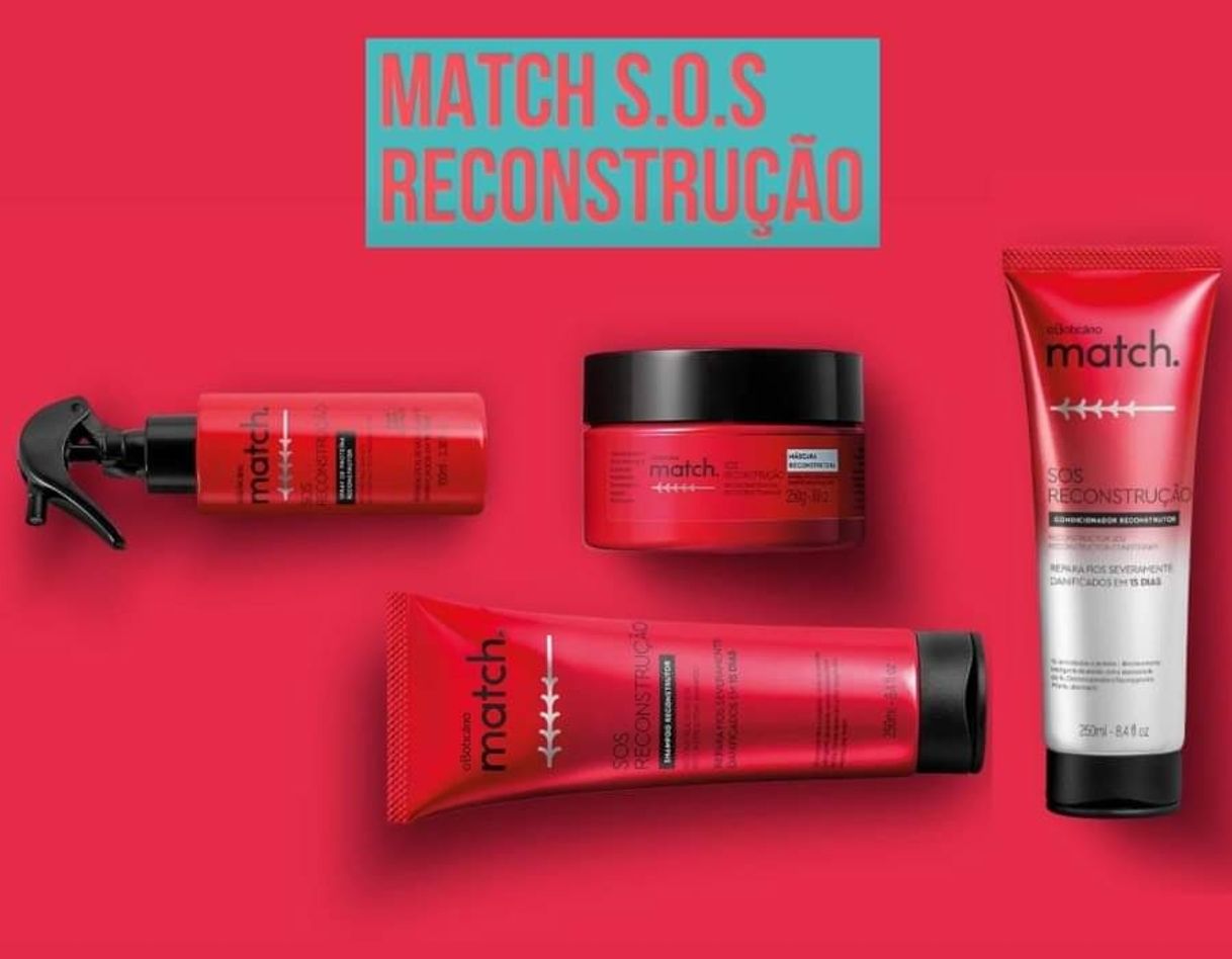 Productos MATCH SOS RECONSTRUÇÃO