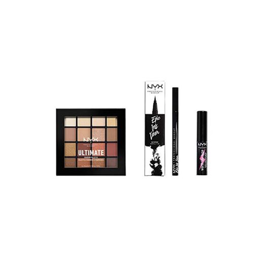 NYX Professional Makeup Kit de Maquillaje de Ojos - Incluye Mini Máscara
