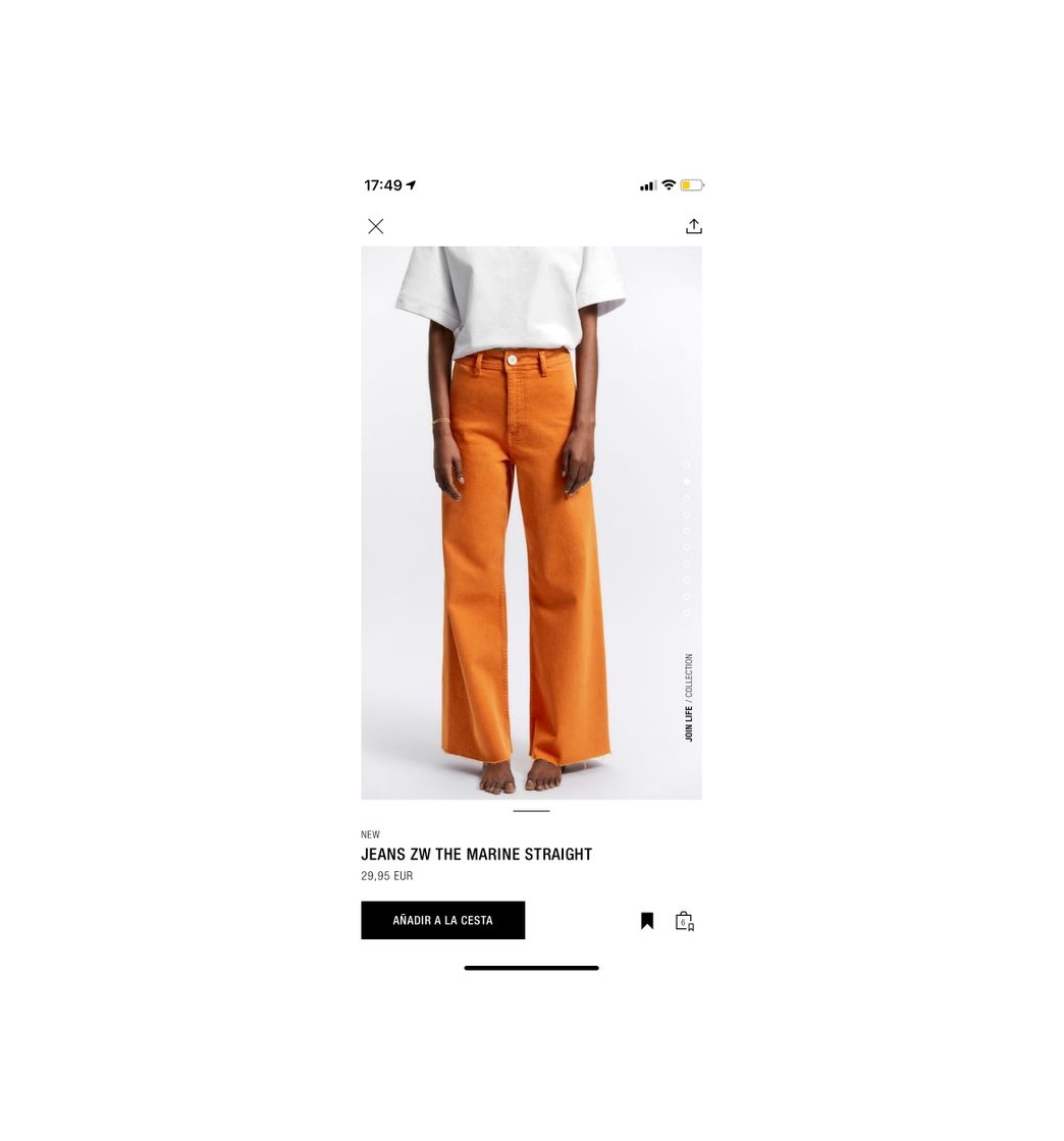 Moda Jeans naranja 