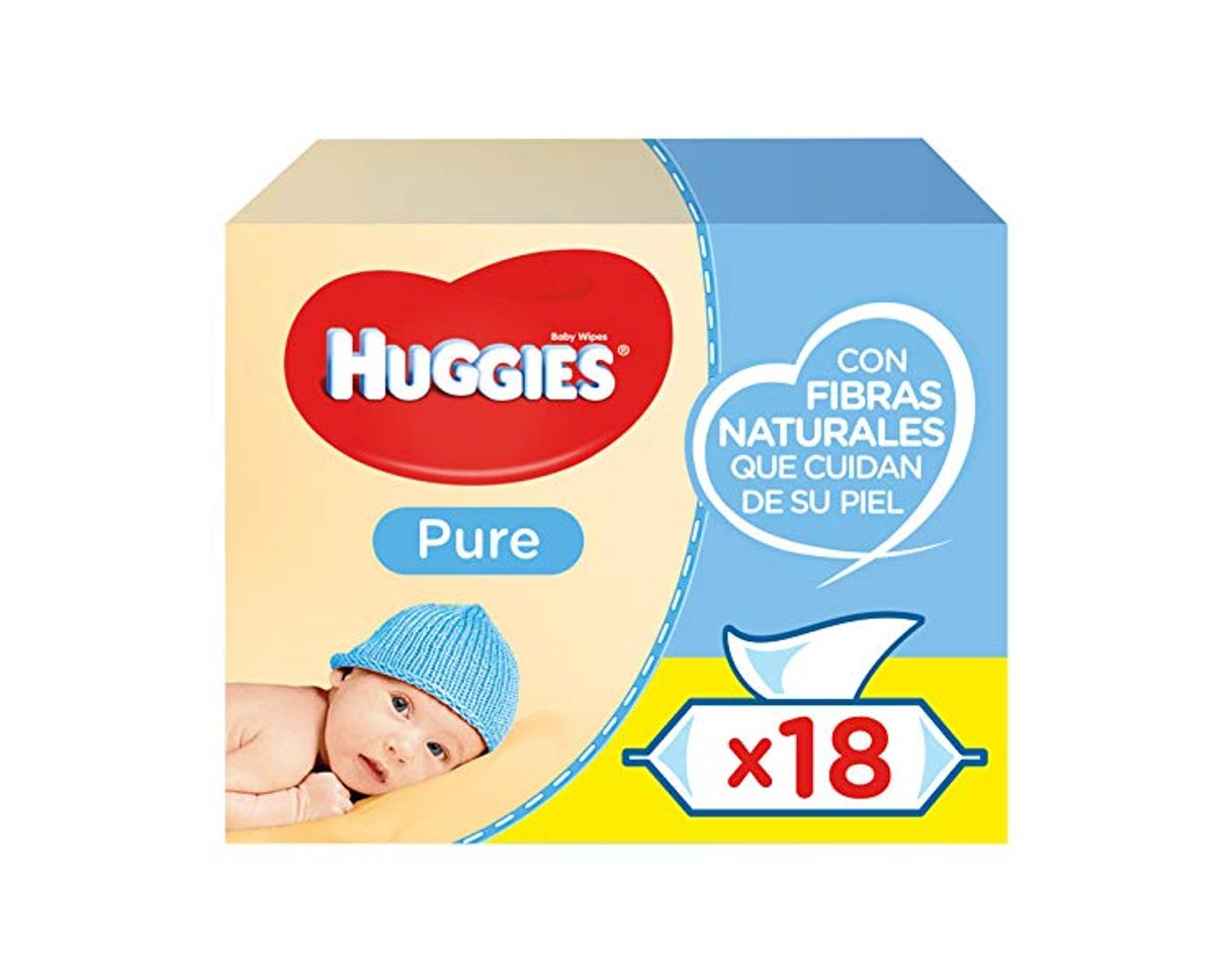 Product Huggies Pure Toallitas para Bebé - 18 paquetes de 56 unidades