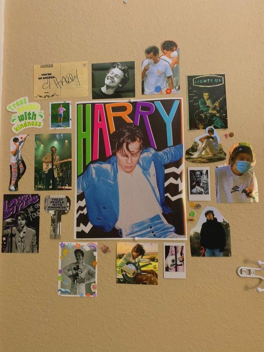 Music Wall collage Harry Styles