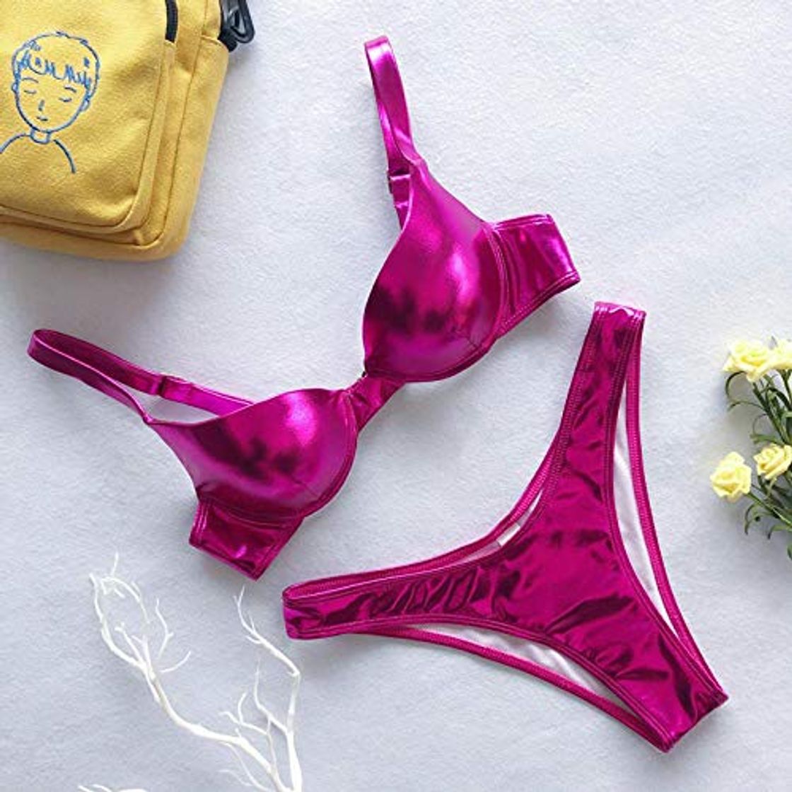 Social Bikini Nuevo Conjunto De Bikini para Mujer Trajes De Baño Push