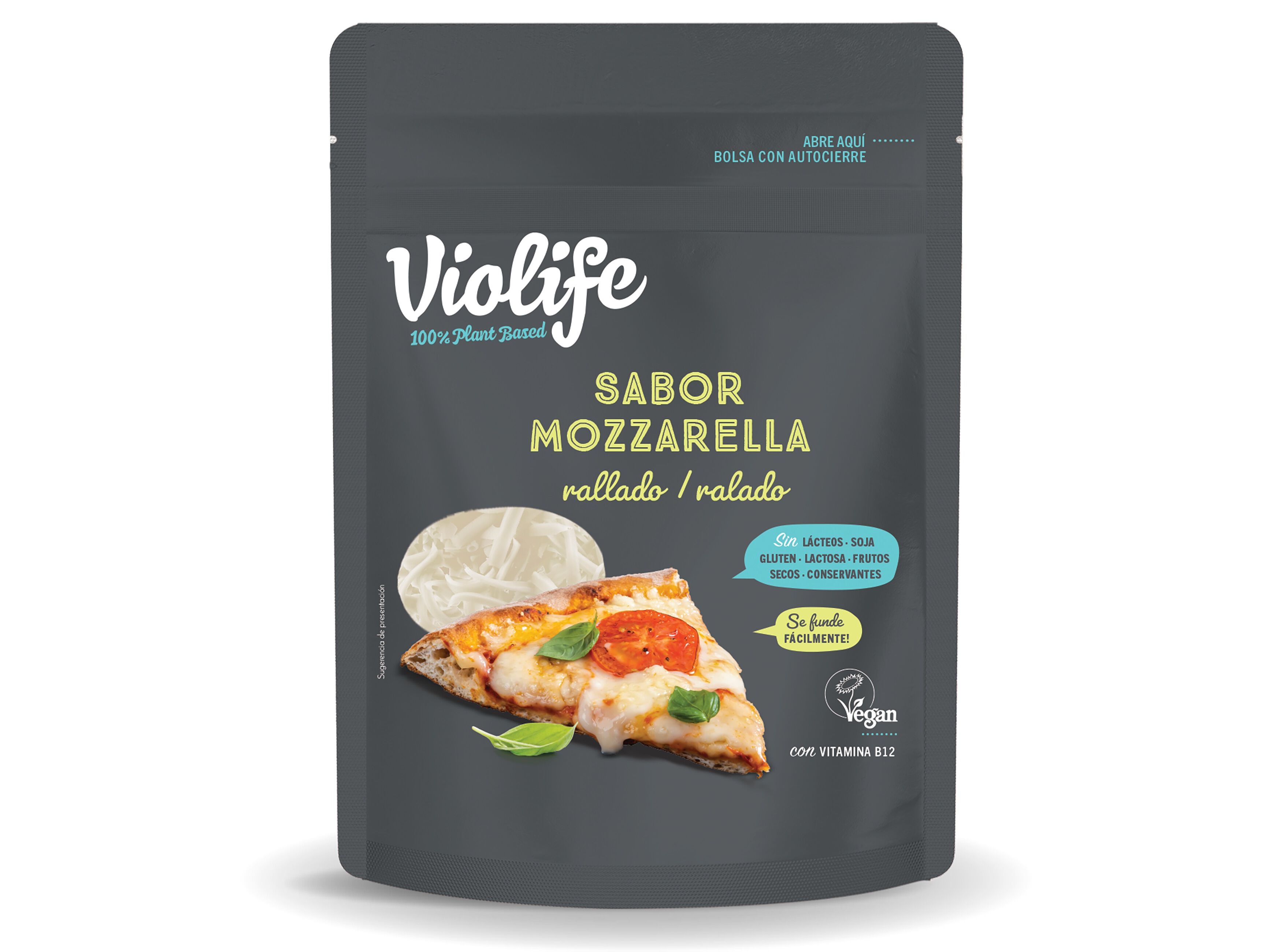 Product preparado violife vegan mozzarella ralado 200g

