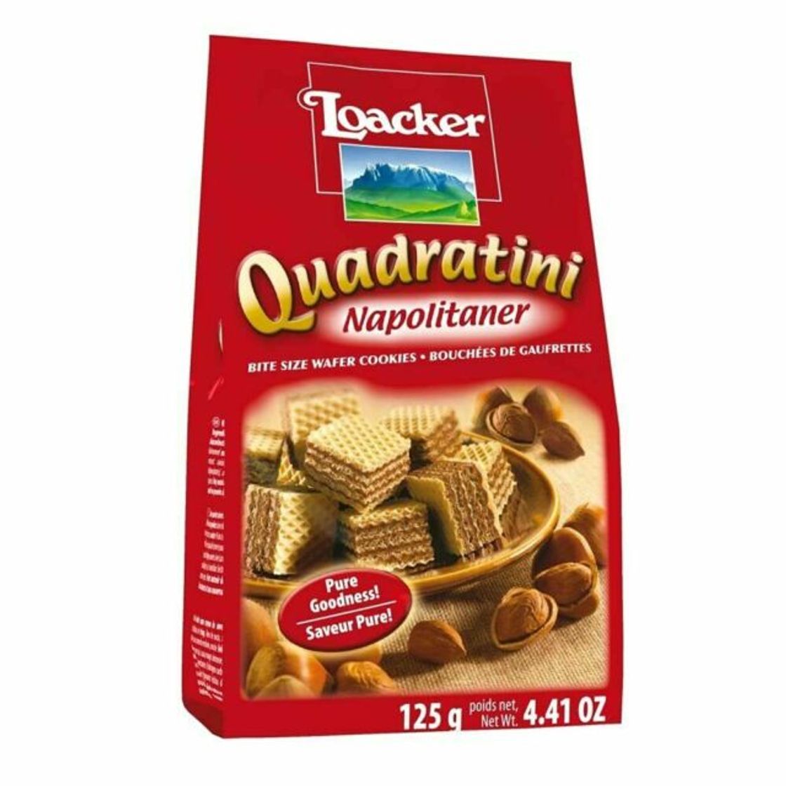 Productos Quadratini Wafer Chocolate 