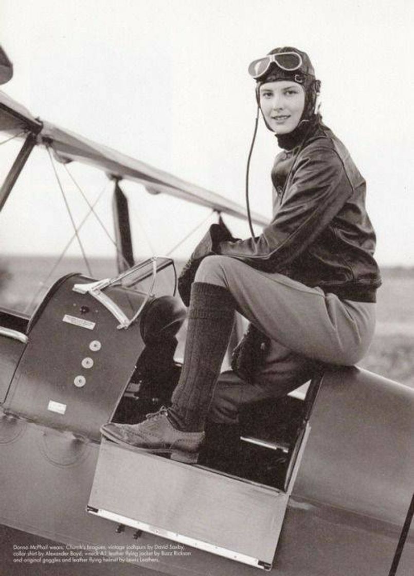 Social 60's aircraft pilot 