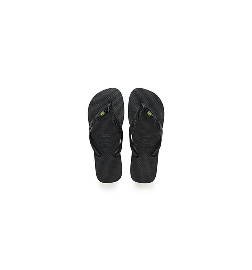 Moda Havaianas Brasil, Chanclas Unisex adulto, Negro