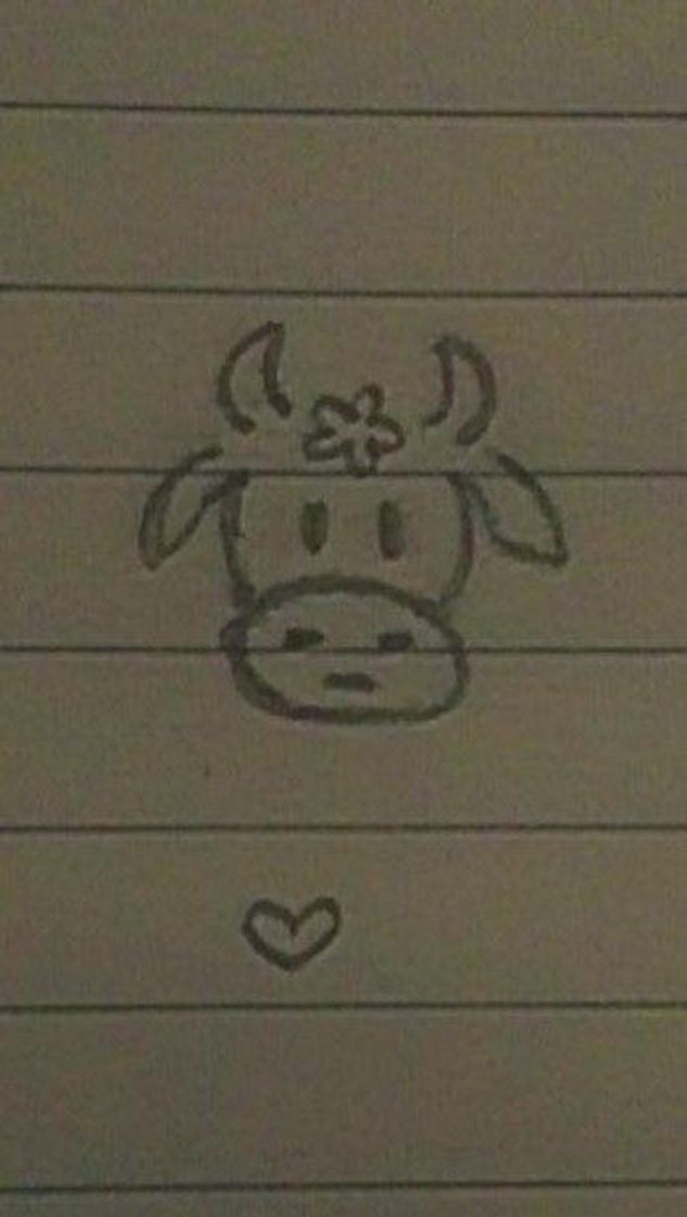 desenho de vaquinha fácil