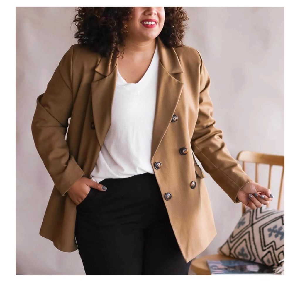 Moda Blazer Daira Camel 