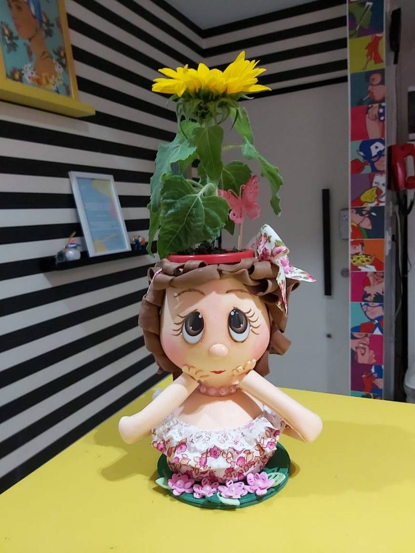 Moda  •Boneca namoradeira cachepot | Artes Eli 