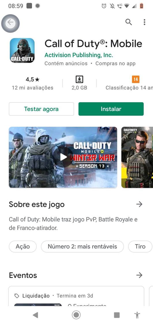 Videojuegos Call of duty mobile