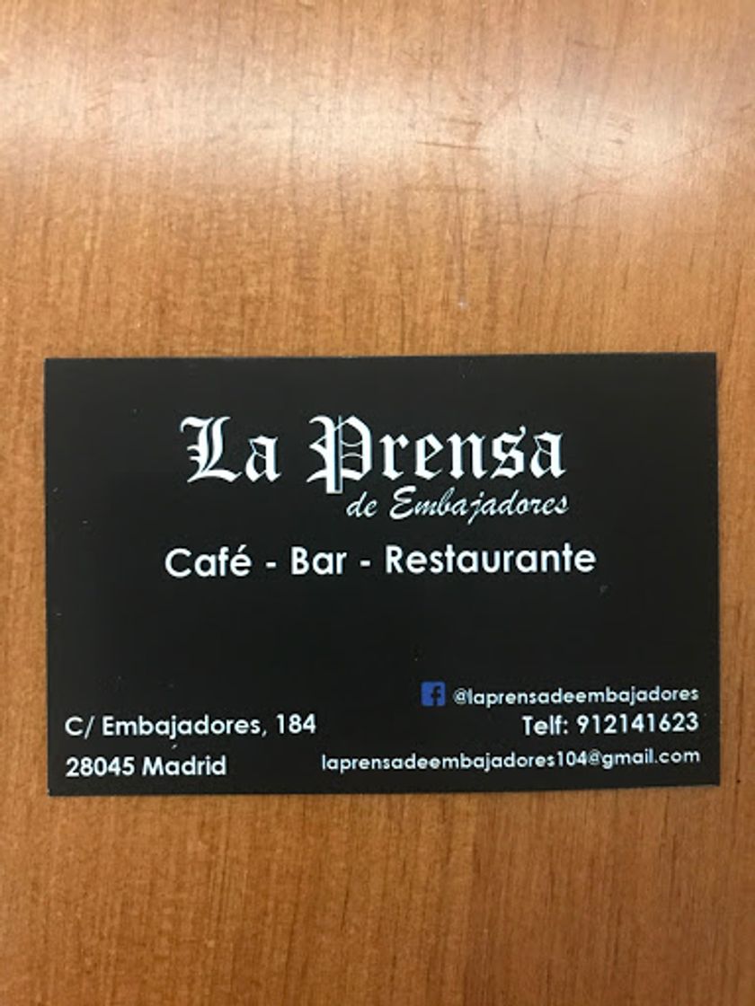 Restaurantes La prensa de embajadores