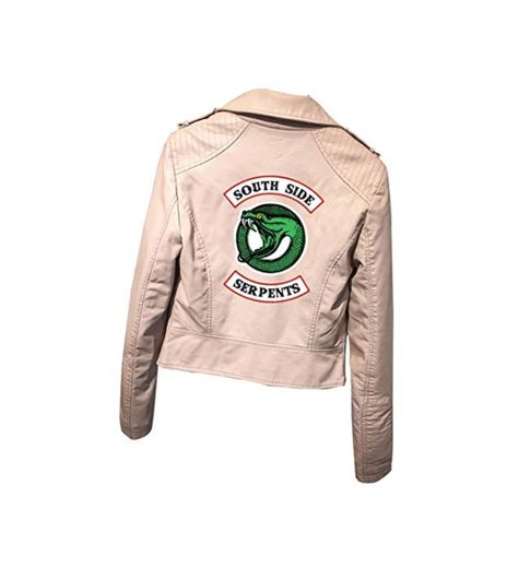 IFITBELT Mujer Riverdale Southside Serpientes Cuero Jacke Chaquetas PU Leather Moto Jacket