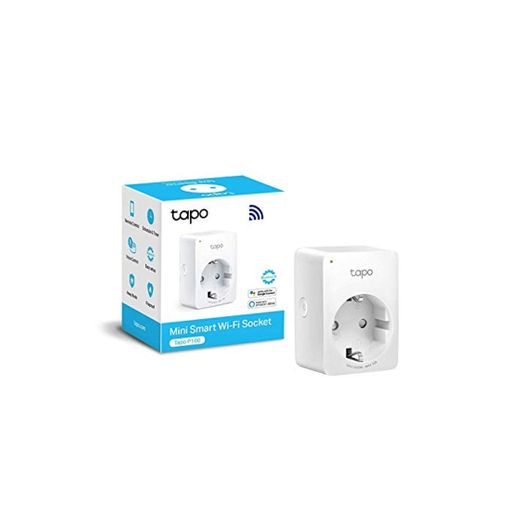 TP-Link Tapo P100 - WiFi Enchufe Inteligente Mini tamaño para Controlar su