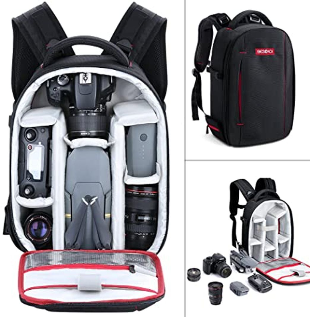 Social Mochila fotográfica para cámara réflex y accesorios