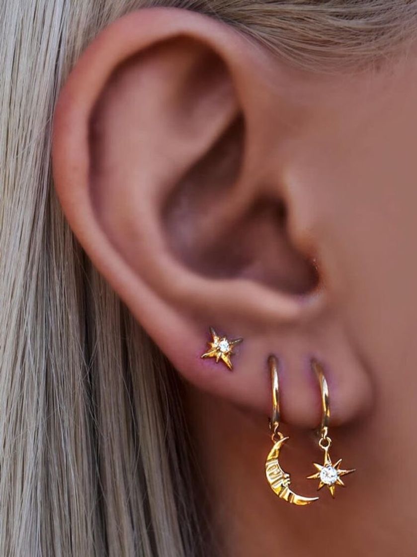 Fashion Moon Ear Hoops