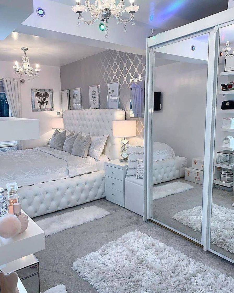 Social Quarto branco luxuoso 