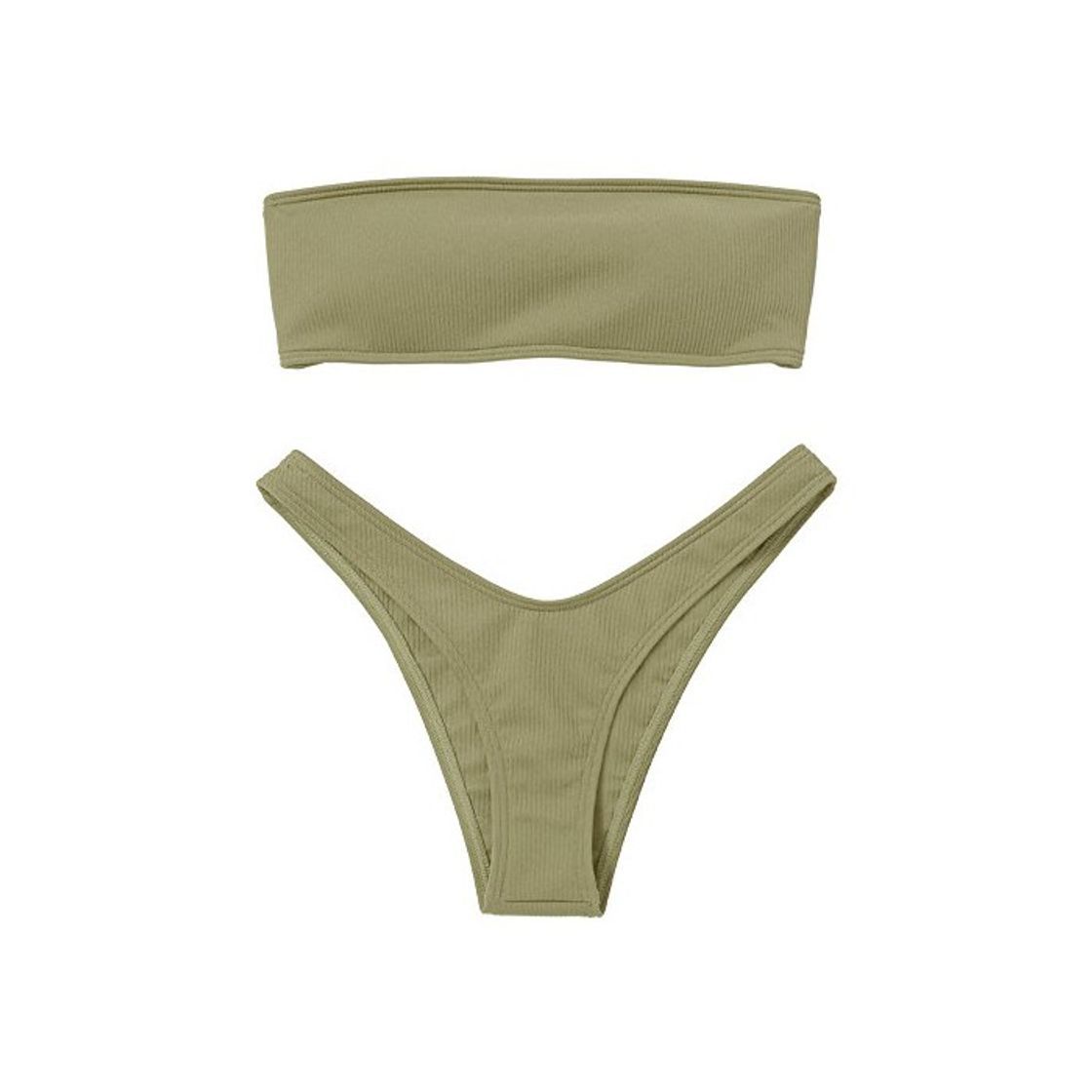 Producto ZAFUL Trajes de Baño Mujer Bikini Bandeau con Relleno Lazada en la