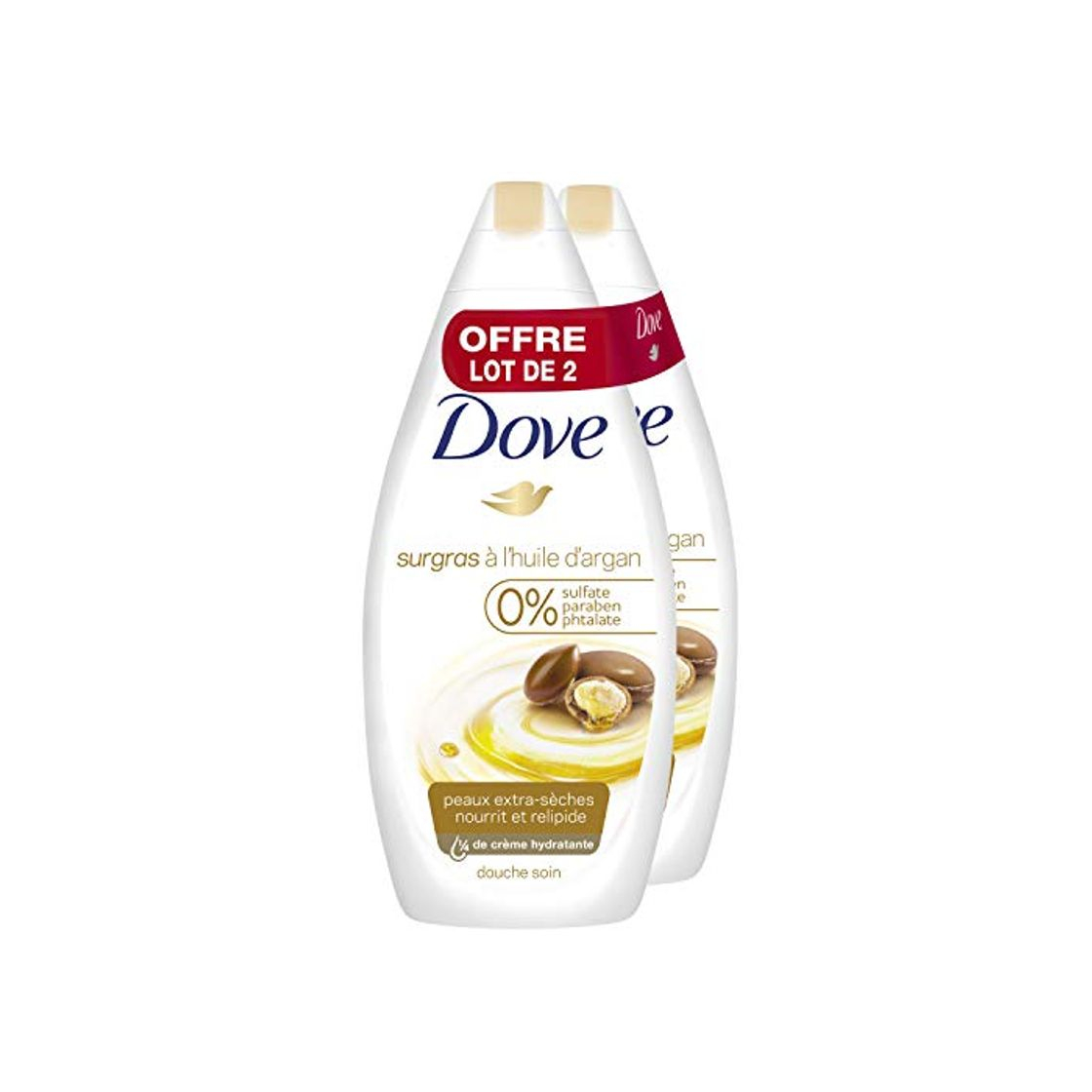 Beauty Dove Cuidado Óleo-Nutritivo Gel de Ducha para Piel Seca con Aceite de