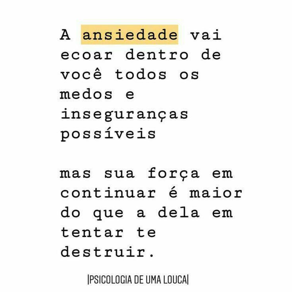 Moda Ansiedade