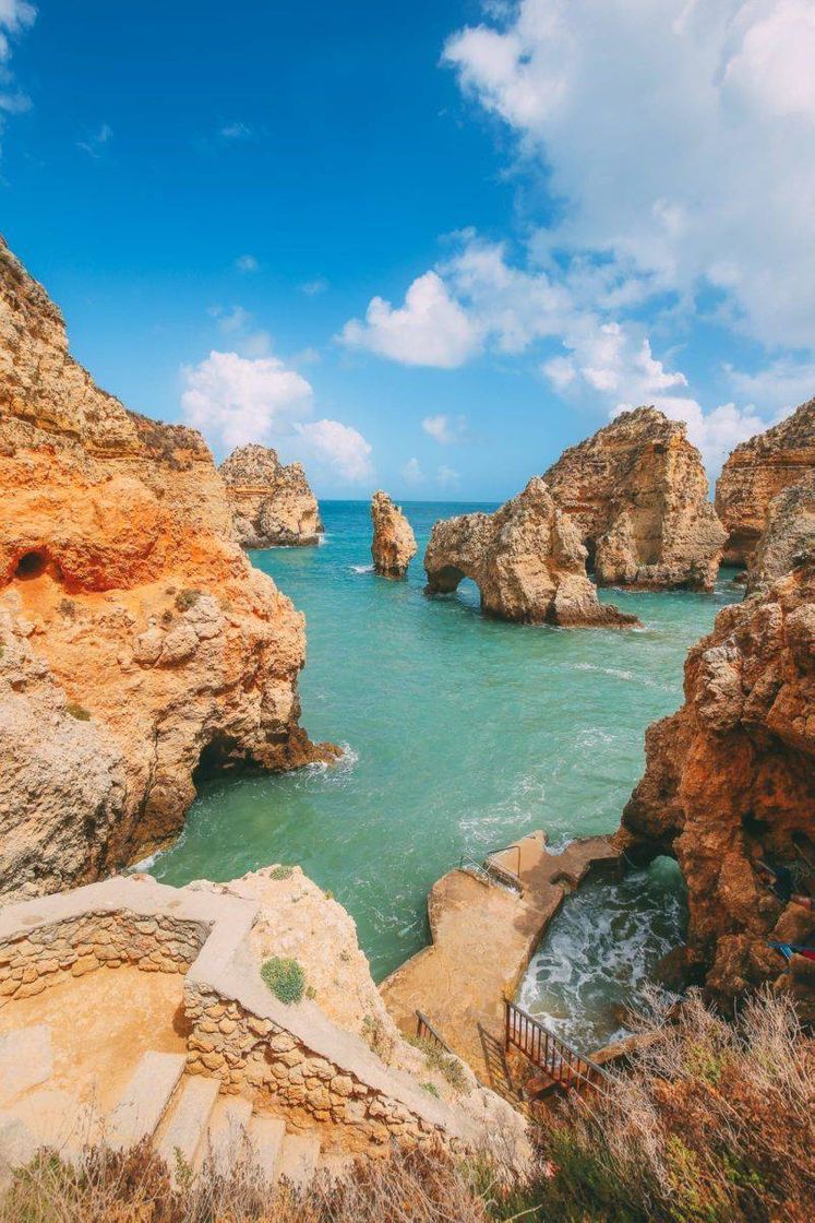 Moda Conheça Algarve Portugal, ideia de viagem.🌅