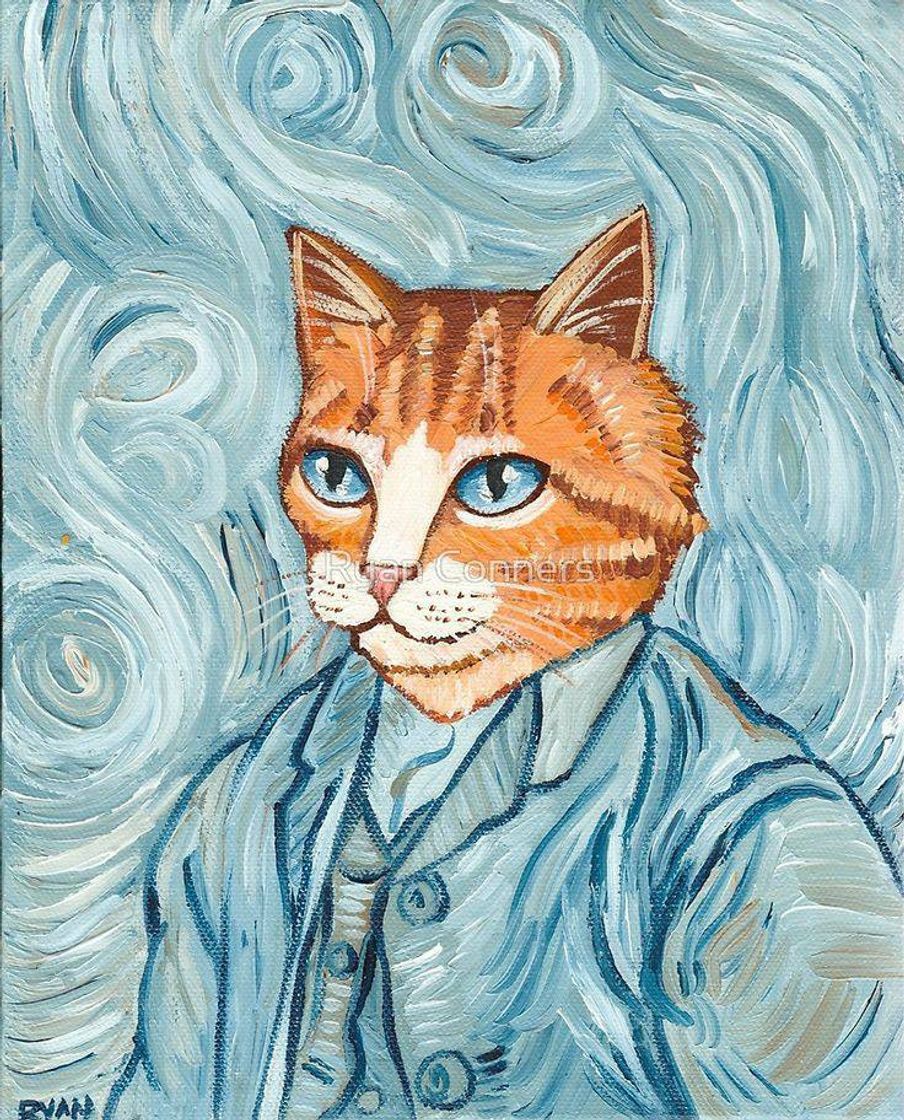 Moda Cat Van Gogh 