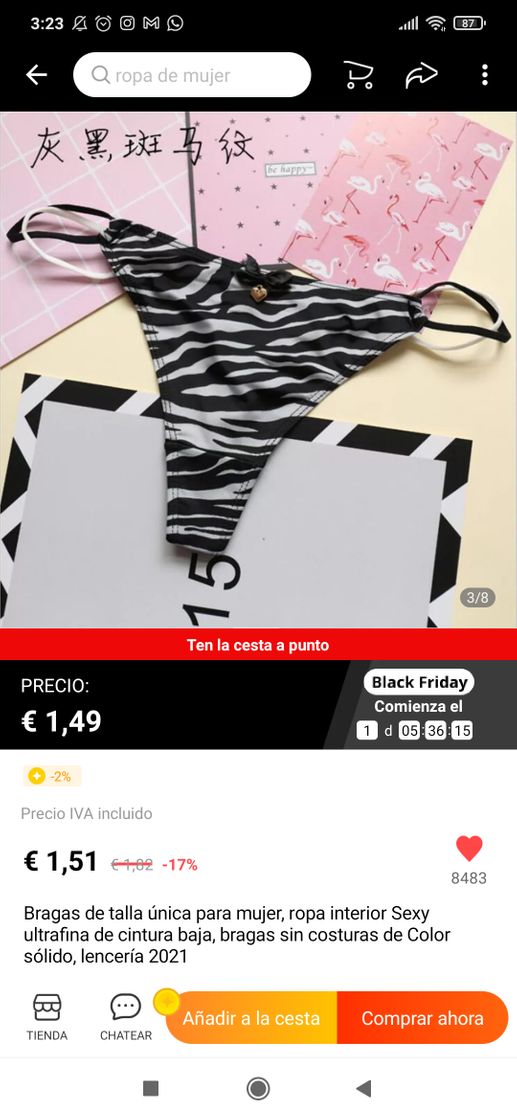 Moda Tangas Aliexpress 