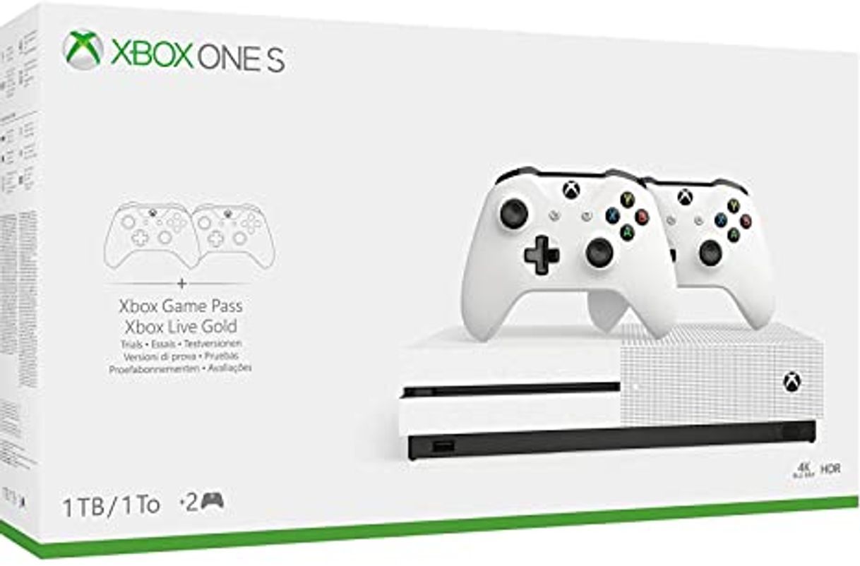 Electrónica Pack Xbox One S con 2 mandos