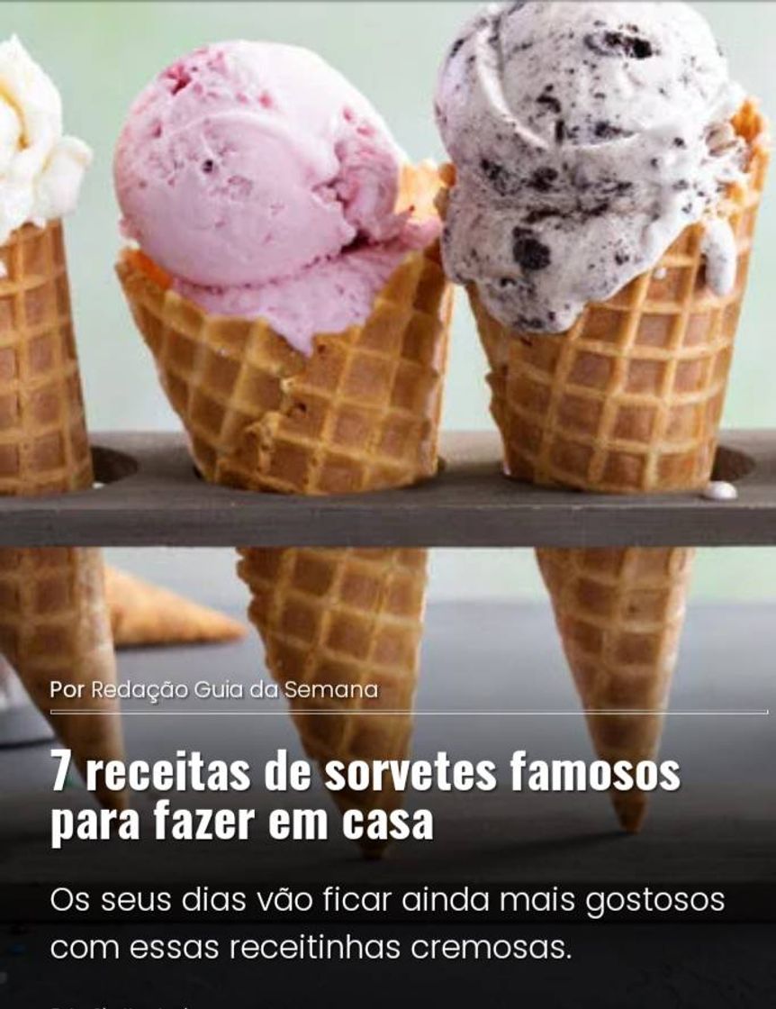 Moda RECEITAS DE SORVETES  DELICIOSOS PARA REFRESCAR SEU VERÃO 