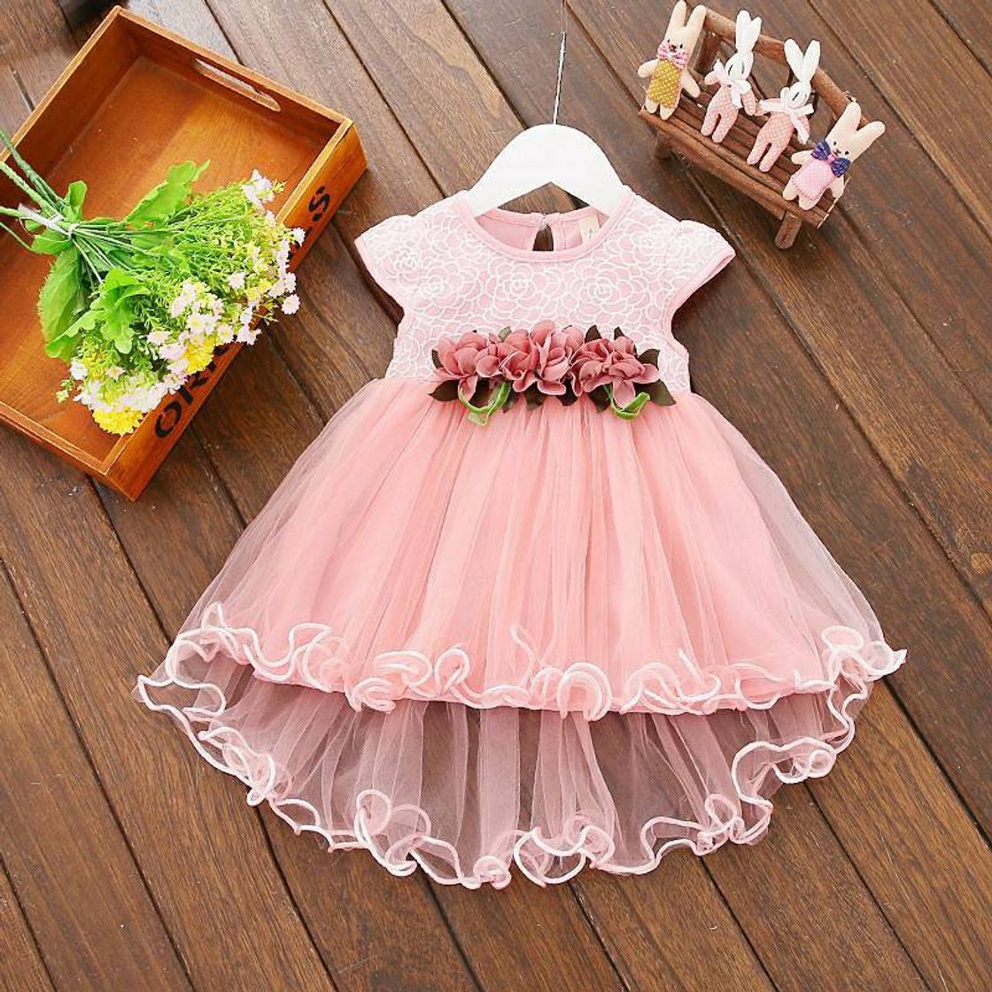 Moda Vestido de algodão floral 