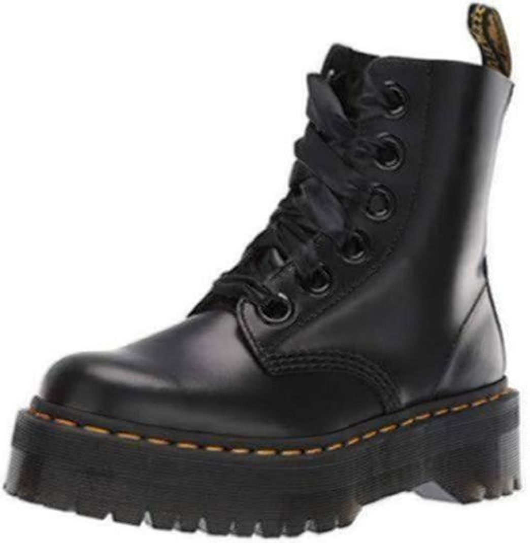 Fashion Dr Martens Molly, Botas de Nieve para Mujer, Negro