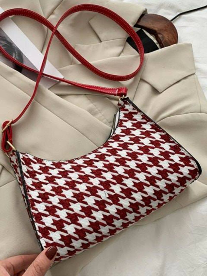 Fashion Bolsa ombro vermelha