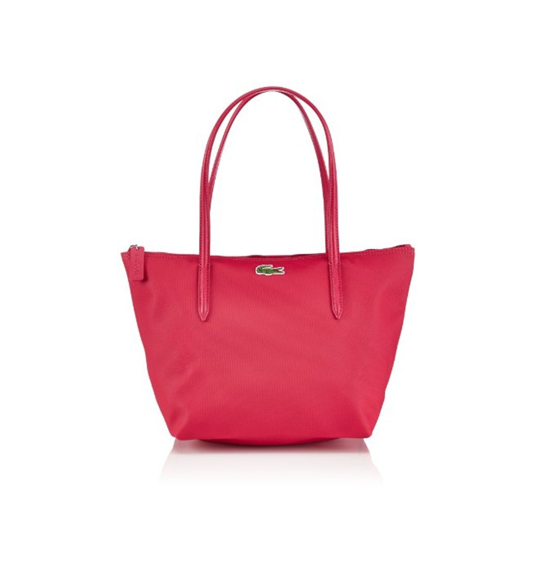 Fashion Lacoste Medium Small Shopping Bag, Bolso de hombro para Mujer, Virtual Pink