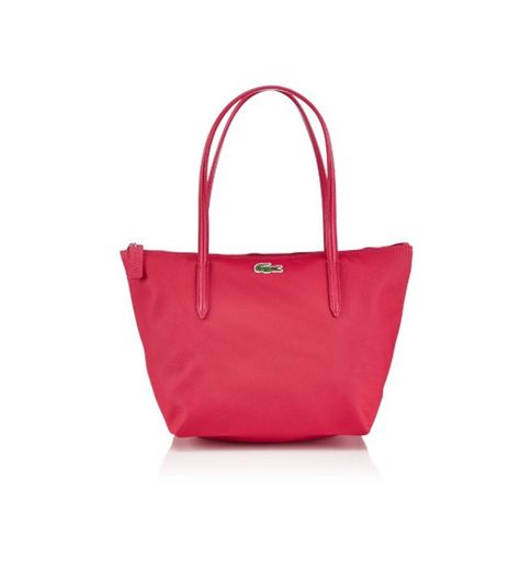 Lacoste Medium Small Shopping Bag, Bolso de hombro para Mujer, Virtual Pink