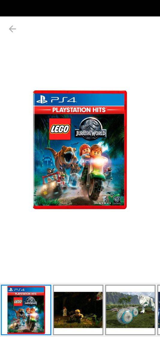 Moda Lego Jurassic World para PS4 TT Games - Playstation Hits - Jogos ...