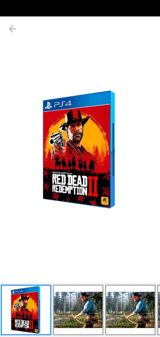 Moda Red Dead Redemption II para PS4 - Rockstar Games - Jogos de ...