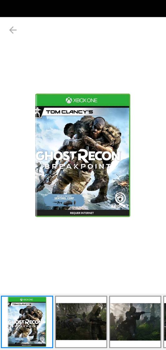 Fashion Ghost Recon: Breakpoint para Xbox One - Ubisoft - Magazine Luiza