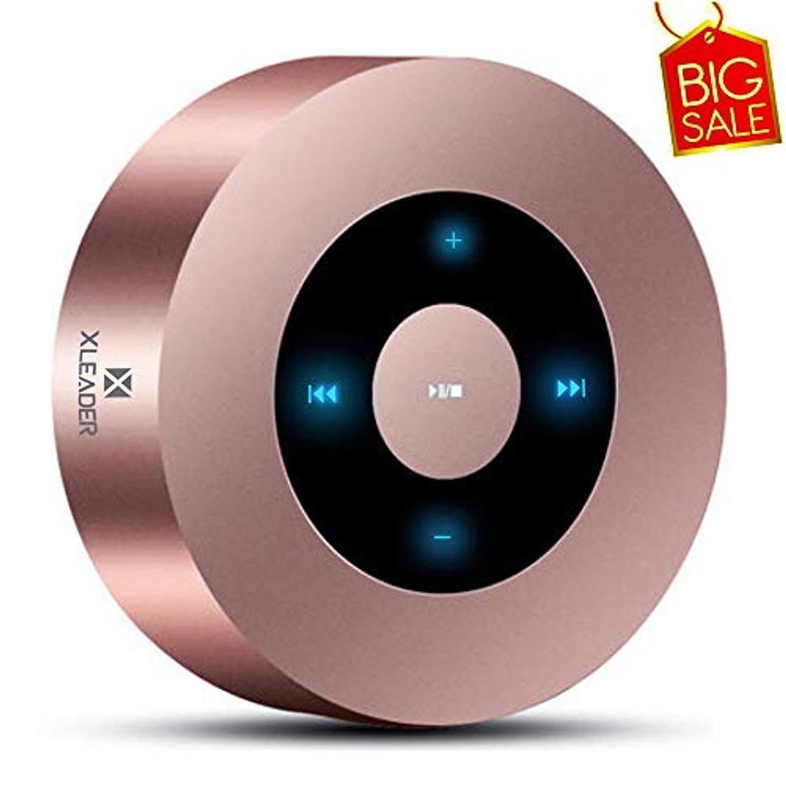 Social [Diseño LED Tacto] Altavoz Bluetooth, XLeader Altavoces Bluetooth Portátil con Sonido HD/