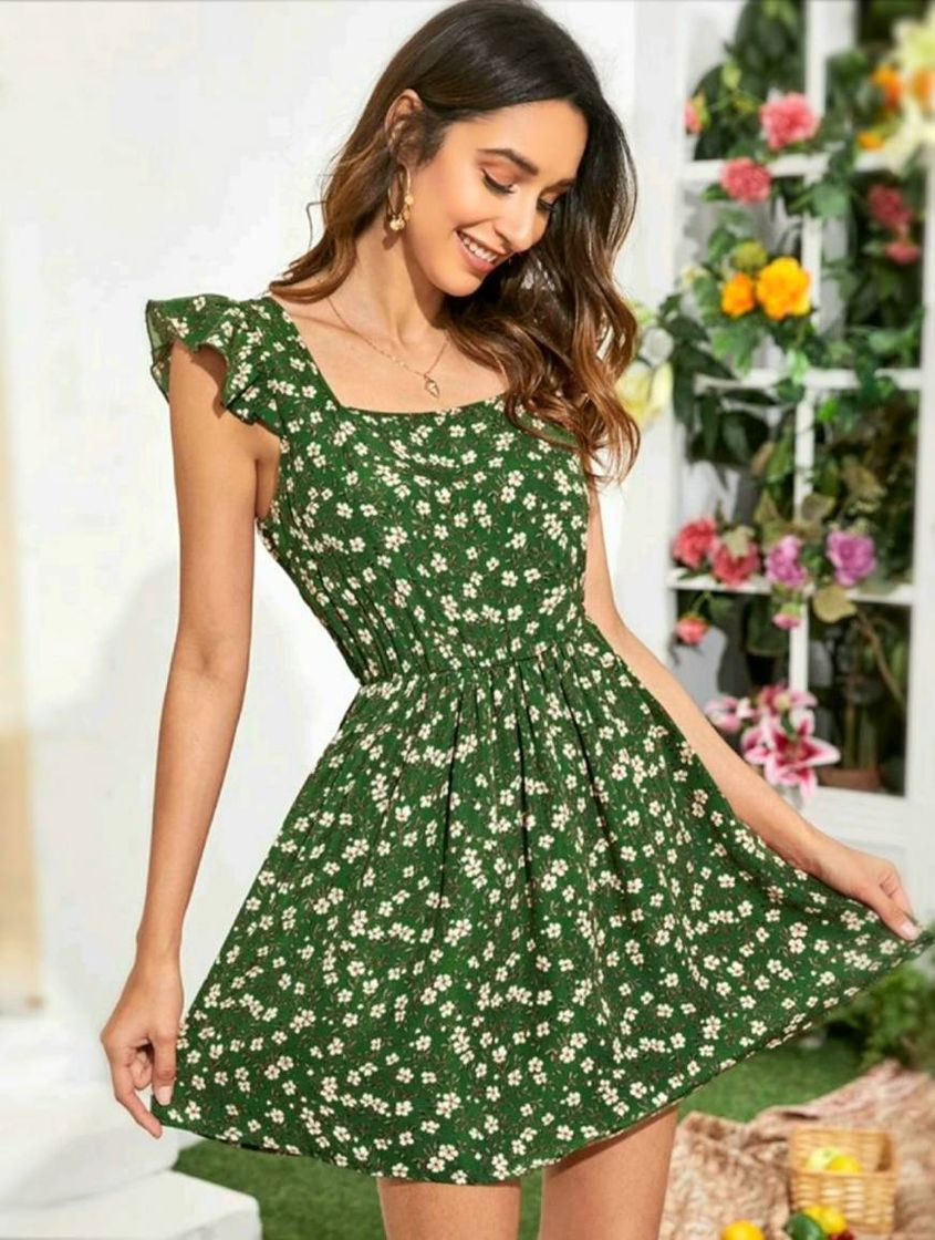 Moda Boho vestido 💚