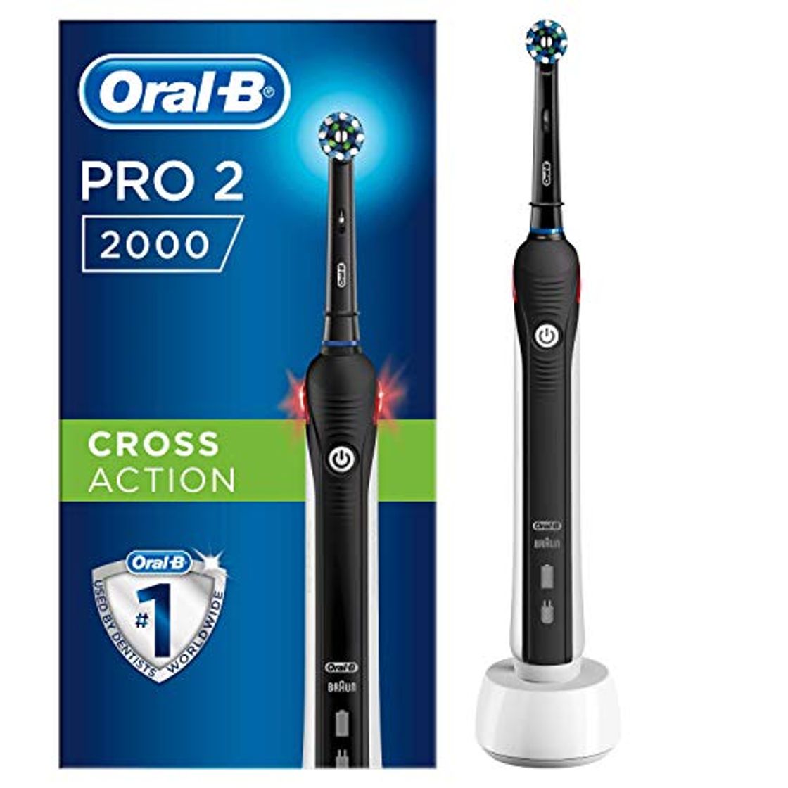 Product Oral-B PRO 2 2000 Cepillo Eléctrico Recargable con Tecnología De Braun