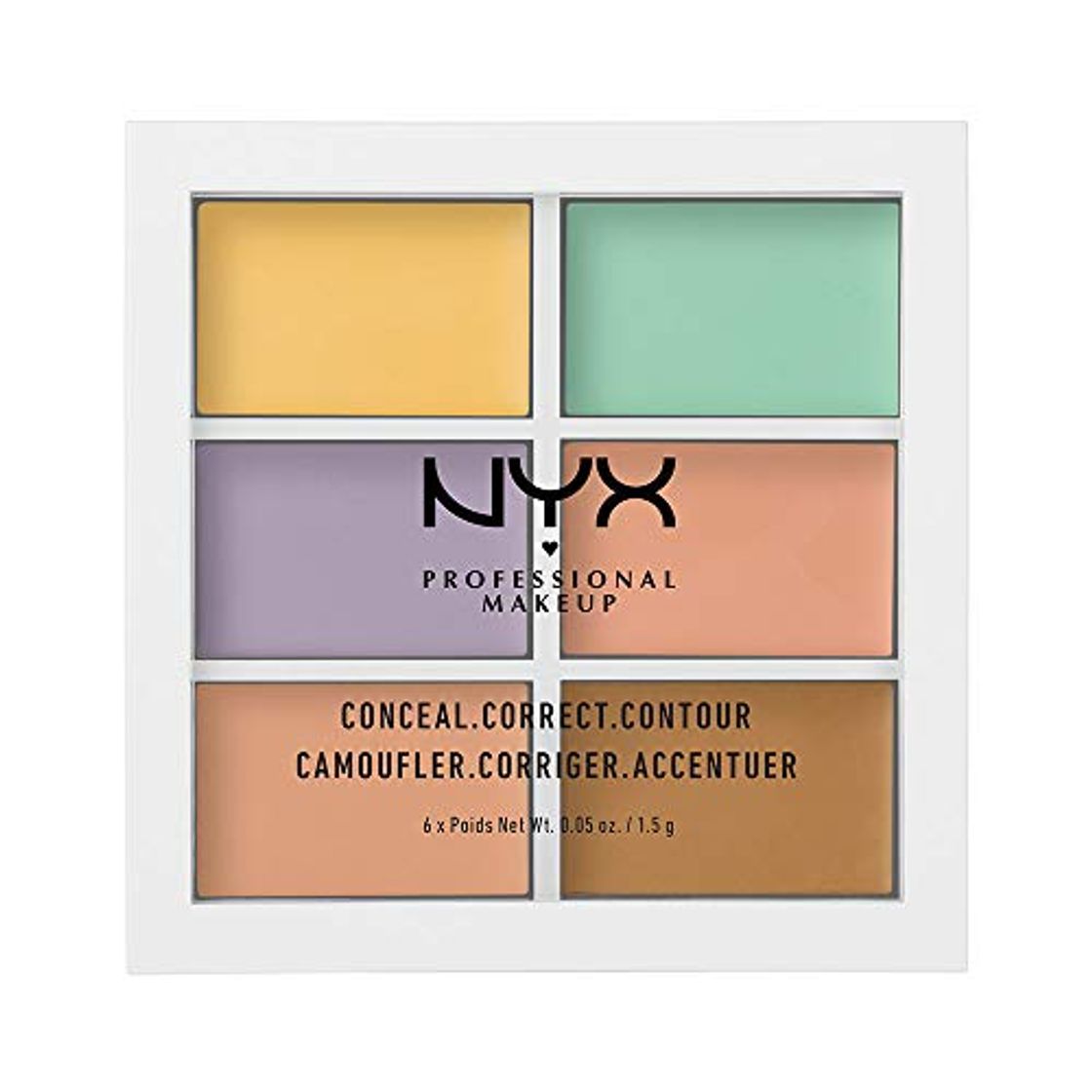 Beauty NYX Professional Makeup Paleta de correctores Colour Correcting Palette