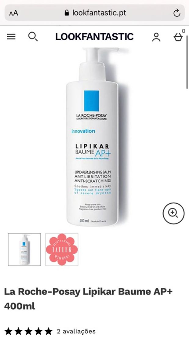 Product La Roche Posay Lipikar Balm AP