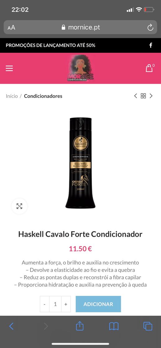 Producto Cavalo Forte Condicionador