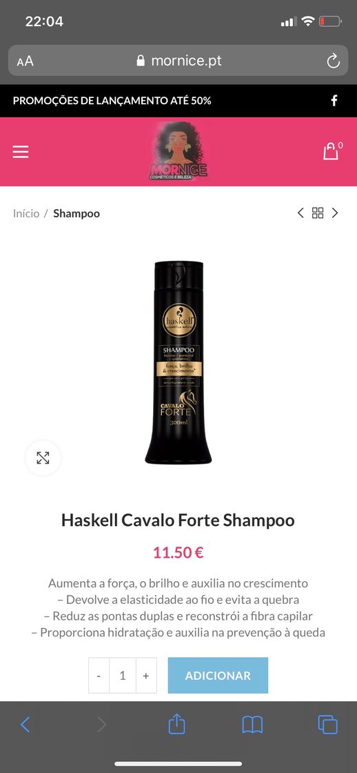 Products Cavalo Forte Shampoo 300 ml