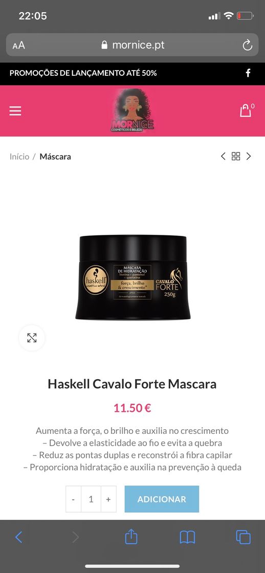 Producto Cavalo Forte Mascara 250g