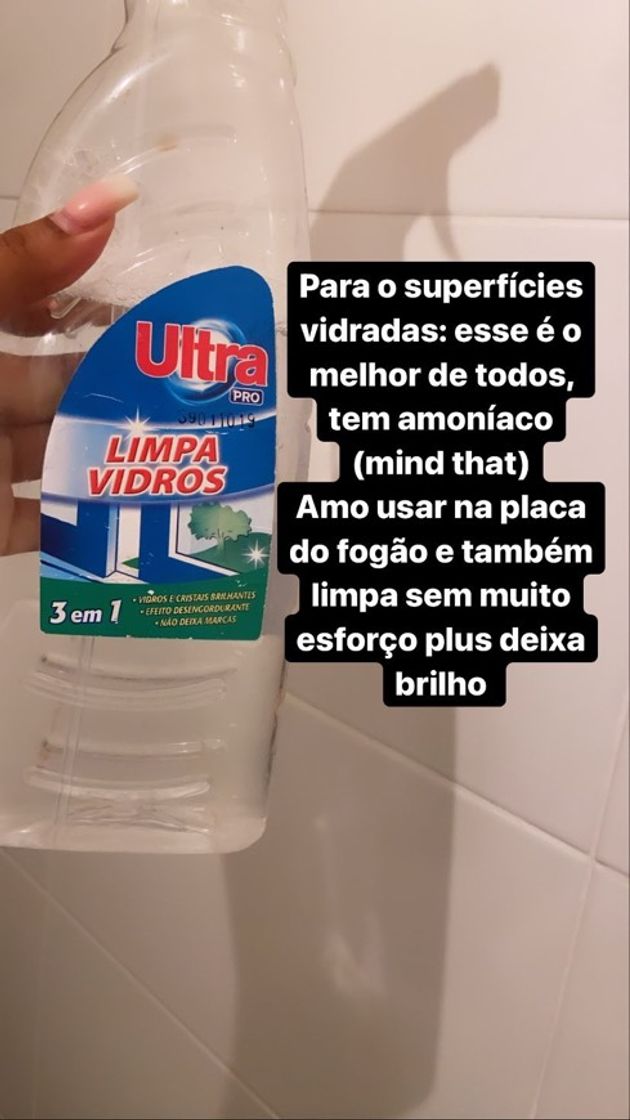 Producto Spray Limpa Vidros 